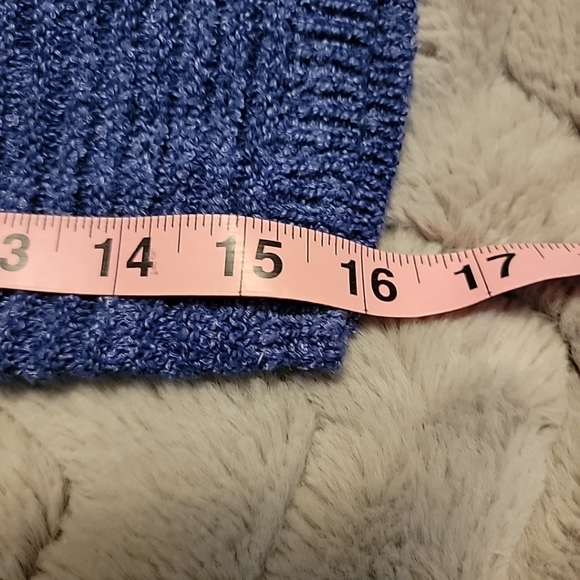 Calvin Klein Womens Blue V Neck Sweater Size XXL - Picture 8 of 9